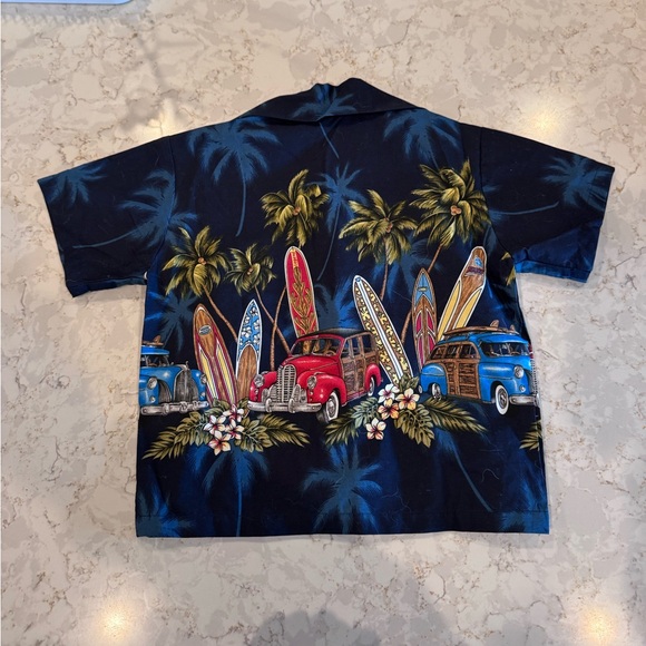 Kids Blue Hawaiian Set - Picture 2 of 8